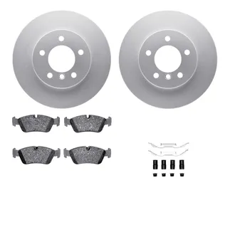 R1 Concepts WDUH1-31169 Carbon Series Brake Rotors W/ 5000 Oep Brake Pads & Hdw